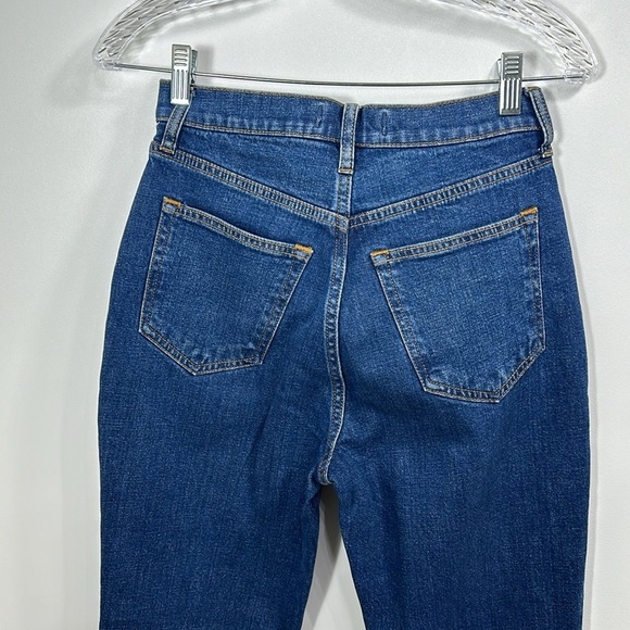 Abercrombie & Fitch Women's High Rise Jeans - Dark Blue - Picture 7 of 10